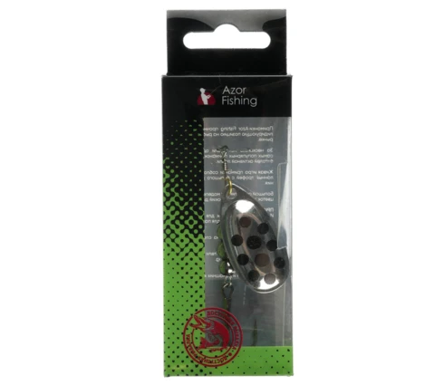 Блесна вращающаяся Azor Fishing Комета, №4, 8 г, 5 цветов