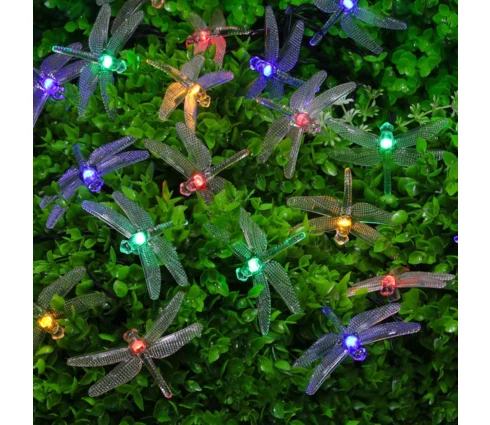 Гирлянда садовая INBLOOM Стрекозы , на солнечной батарее, 25 LED, 7 м, 2 режима