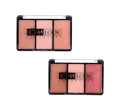 Набор для макияжа ЮНИLOOK, корректор, румяна, хайлайтер, 11 г