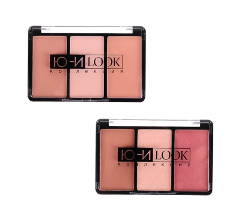 Набор для макияжа ЮНИLOOK, корректор, румяна, хайлайтер, 11 г