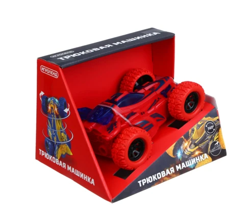 Машинка трюковая ИГРОЛЕНД свет, разворот, 12*9,5*5,5 см