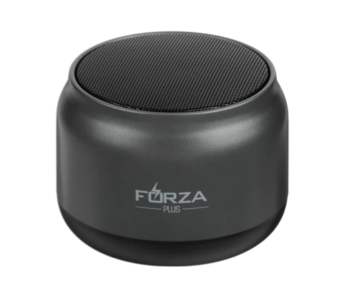 Колонка FORZA беспроводная круглая серебряная, 7х7х4,5см, micro-SD, AUX USB 400мАч