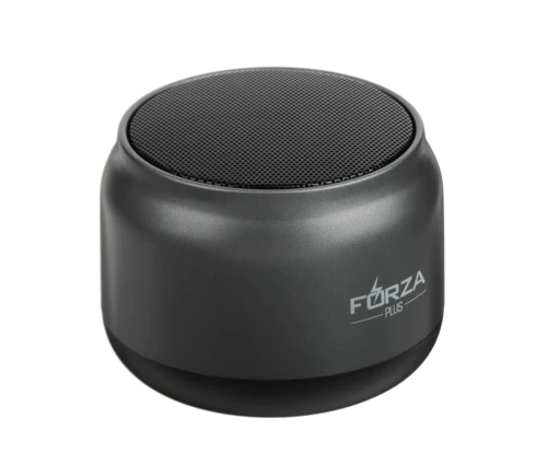 Колонка FORZA беспроводная круглая серебряная, 7х7х4,5см, micro-SD, AUX USB 400мАч