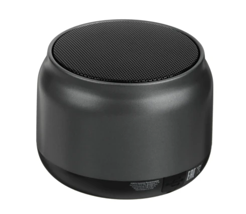 Колонка FORZA беспроводная круглая серебряная, 7х7х4,5см, micro-SD, AUX USB 400мАч