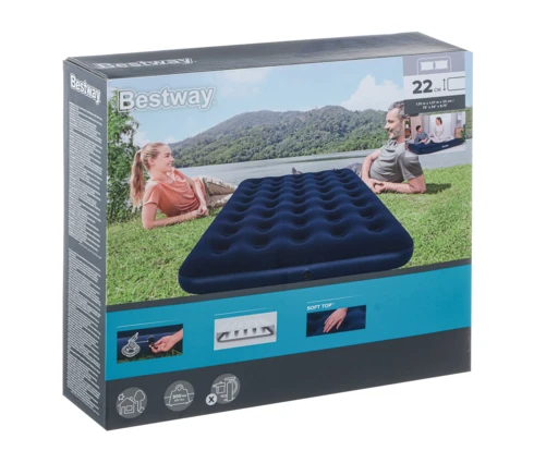 Матрас надувной BestWay Full 67002, 191*137*22 см, двухместный