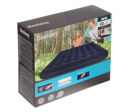 Матрас надувной BestWay King 67004, 203*183*22 см, двухместный