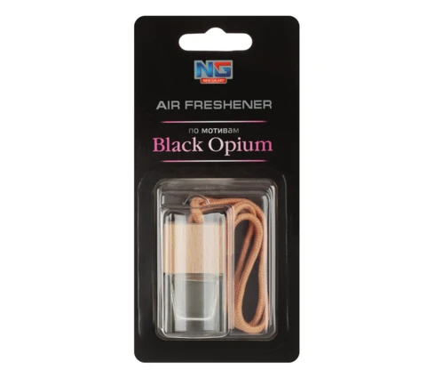 Ароматизатор для авто NG подвесной Автопарфюм, Black opium, 5 мл