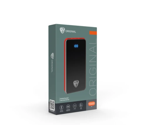 Аккумулятор мобильный FORZA 10000мАч, 2USB, Type-C, 2А