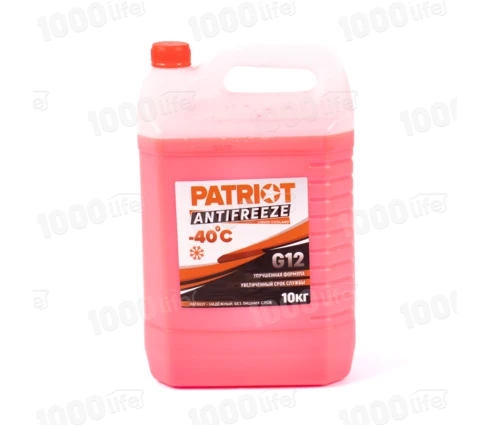 Антифриз Patriot G12, 10 кг, красный