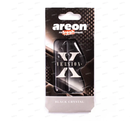 Ароматизатор для авто Areon подвесной Refreshment liquid X-version BLACK CRYSTAL