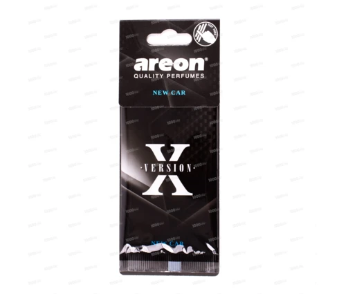 Ароматизатор для авто бумажный Areon X-version NEW CAR