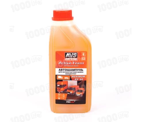 Автошампунь для бесконтактной мойки AVS Active Foam PF-90 MAXIMUM 1:9-12, 1 л