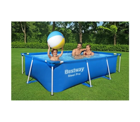 Бассейн каркасный BestWay 56403, 259*170*61 см, 2300 л, прямоугольный