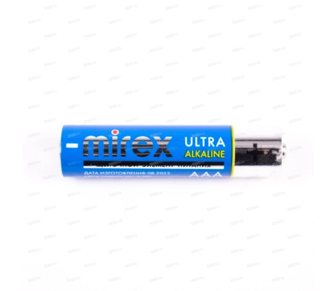 Батарейка Mirex Ultra, щелочная, AAA (R03), BL-4, 1 шт