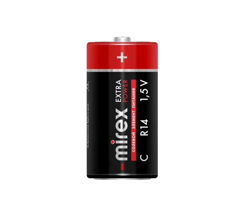Батарейка Mirex Ultra, щелочная, C (R14), BL-2, 2 шт