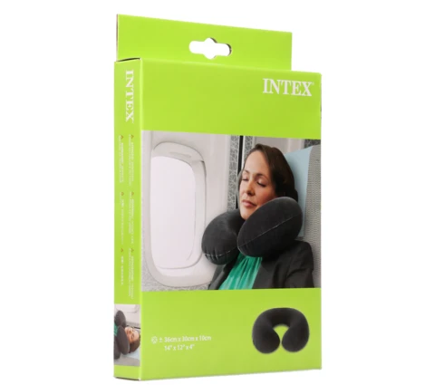 Подушка дорожная INTEX 68675, 33*25*8 см, надувная
