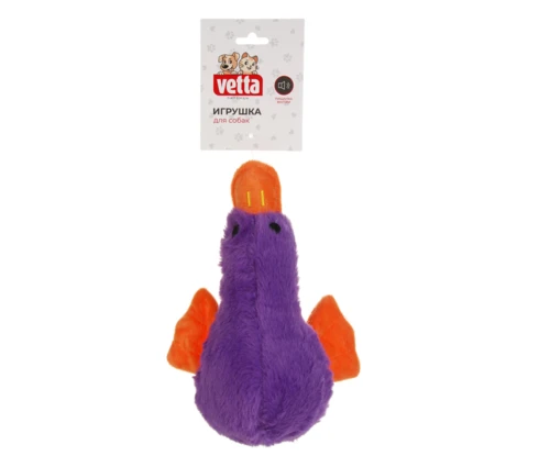 Игрушка для собак vetta, утконос, 20 см