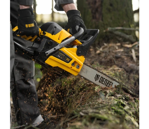 Бензопила DENZEL DS-4516, 2,5 л.с., объем 45 см3, шина 16