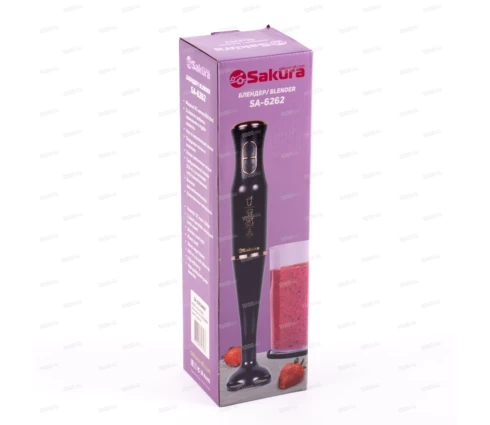 Блендерный набор Sakura SA-6262MBK, стакан, 600 Вт