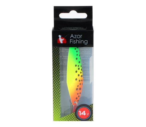 Блесна колеблющаяся Azor Fishing Щука, кислотная, 5 видов
