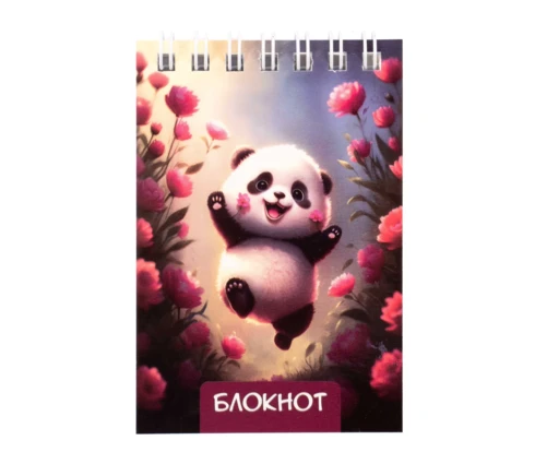 Блокнот MAZARI на спирали, обложка картон, клетка, А7, 40 л