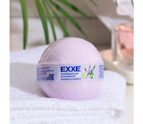 Бомбочка для ванны EXXE Вербена и бергамот, 120 г