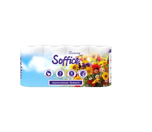 Бумага туалетная Soffice Economy, 8 шт