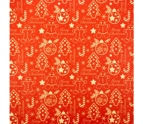 Бумага упаковочная НГ, 70*100 см, 2 шт