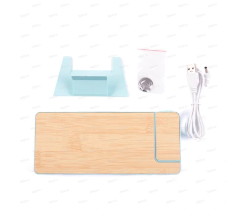 Часы электронные, USB, 10*18,5 см, термометр, гигрометр, проектор
