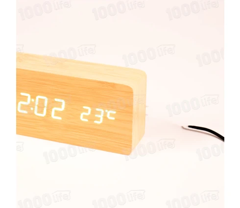 Часы электронные, USB, 15*7*4 см