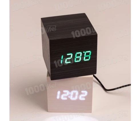 Часы электронные, USB, 6,3*6,3 см