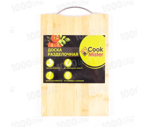 Доска разделочная Cook Mister, дерево, 20*30*1,8 см