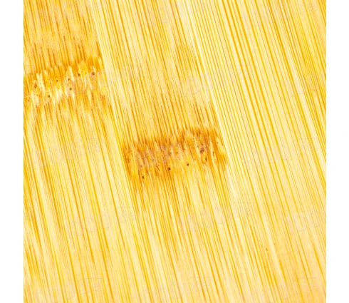 Доска разделочная Cook Mister с черной ручкой, бамбук, 24*34 см