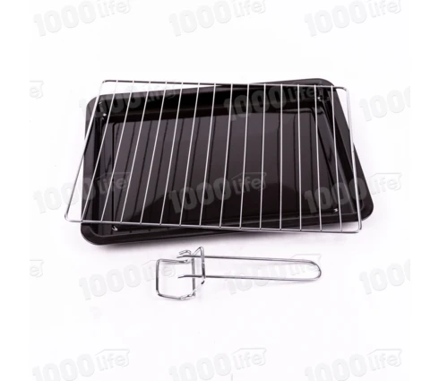 Духовка электрическая Sakura SA-7001HBK, черная, 2 конфорки, 35 л, 3200 Вт