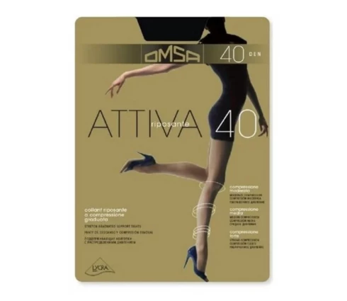 Колготки OMSA Attiva размер III lola, 40 ден