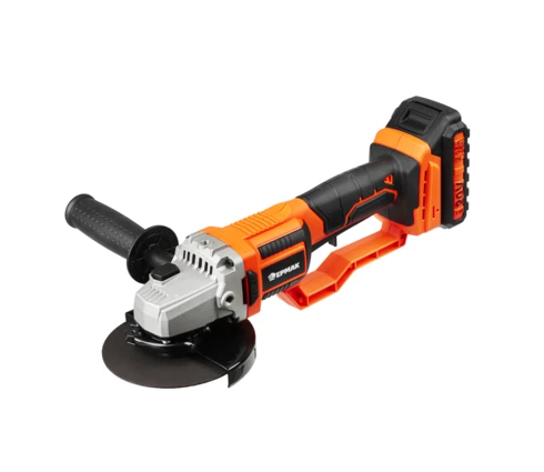УШМ аккумуляторная ЕРМАК X-PRO, 20 В, диск 125*22,2 мм, 1 батарея, 2 А*ч, коробка