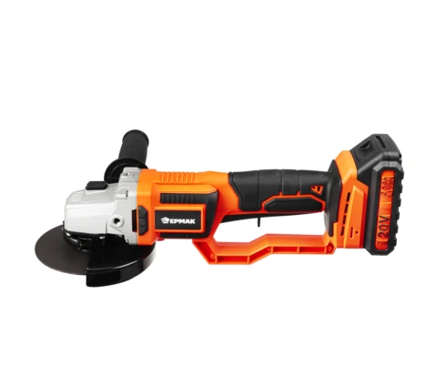 УШМ аккумуляторная ЕРМАК X-PRO, 20 В, диск 125*22,2 мм, 1 батарея, 2 А*ч, коробка