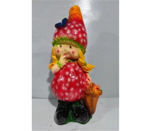 Фигура садовая Девочка клубника, 60 см
