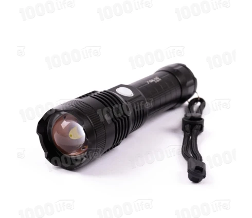 Фонарь аккумуляторный 80 Вт, 17 см, USB