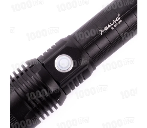 Фонарь аккумуляторный 80 Вт, 17 см, USB
