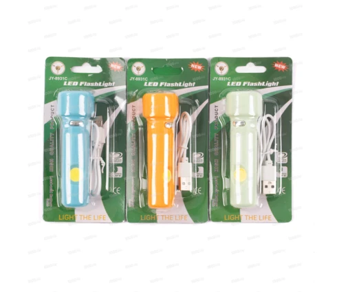 Фонарь ручной аккумуляторный, 3 Вт, 4 режима, 300 mAh, microUSB