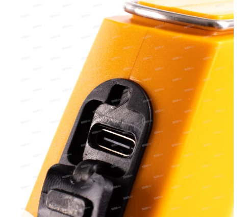 Фонарь ручной аккумуляторный, 5+1 Вт, 5 режимов, 15 см, 1200 mAh, Type-C