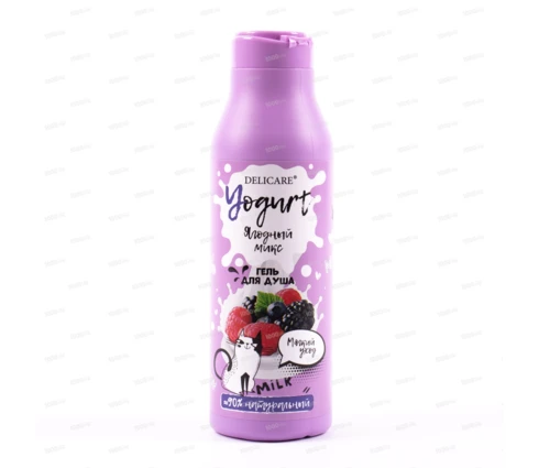 Гель для душа DELICARE YOGURT Ягодный микс, 400 мл