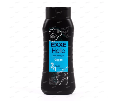 Гель для душа EXXE MEN Hello Океан, 3 в 1, 400 мл