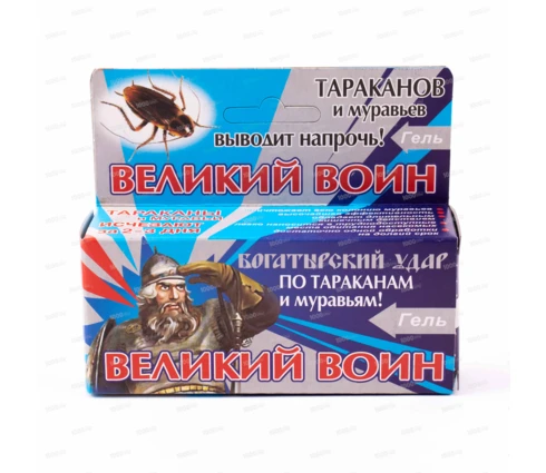 Гель от тараканов и муравьев Великий Воин, 45 гр