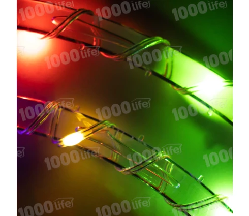 Гирлянда Круг Елка, 30 см, 40 диодов, RGB, 220 В, программатор