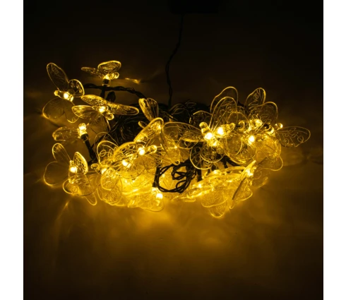 Гирлянда садовая INBLOOM Бабочка, на солнечной батарее, 25 LED, 7 м, 2 режима