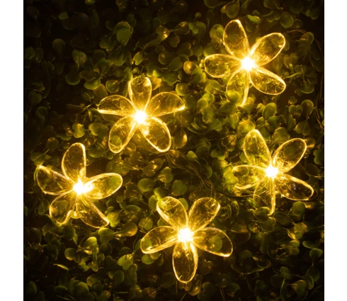 Гирлянда садовая INBLOOM Цветок , на солнечной батарее, 25 LED, 7 м, 2 режима