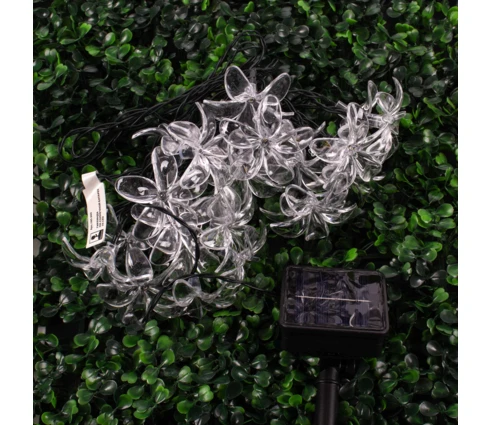 Гирлянда садовая INBLOOM Цветок , на солнечной батарее, 25 LED, 7 м, 2 режима