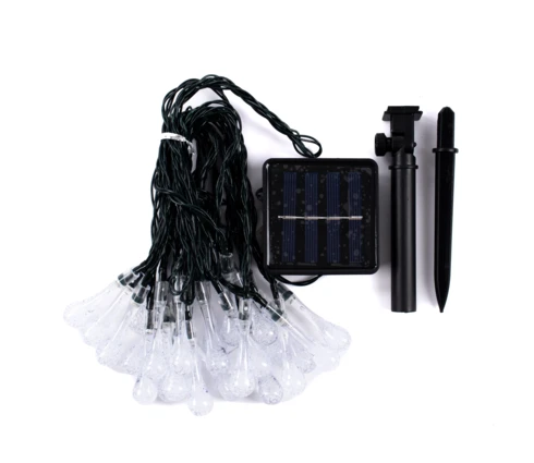 Гирлянда садовая INBLOOM Капля, на солнечной батарее, 25 LED, 7 м, 2 режима
